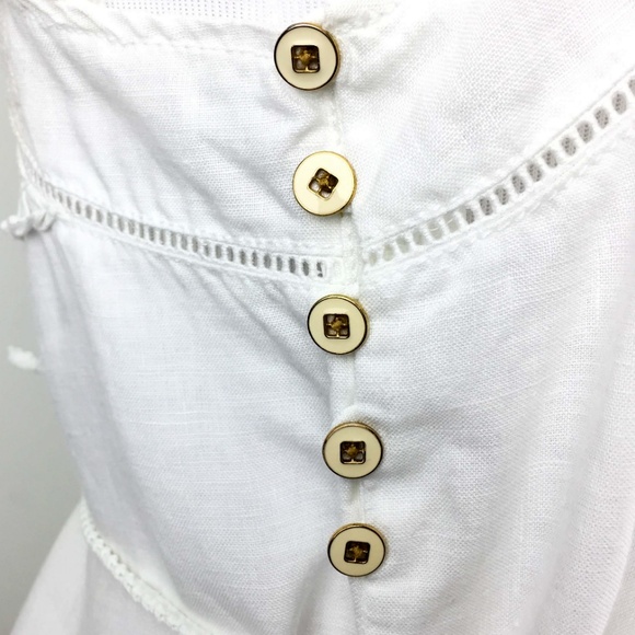 Juicy Couture Linen Crochet Top - Picture 7 of 9